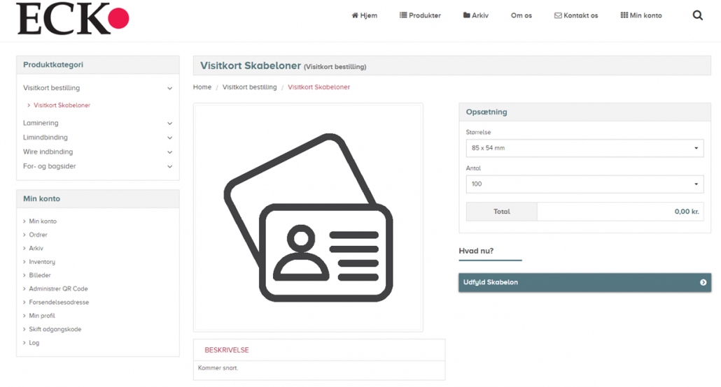 Officeprint visitkort
